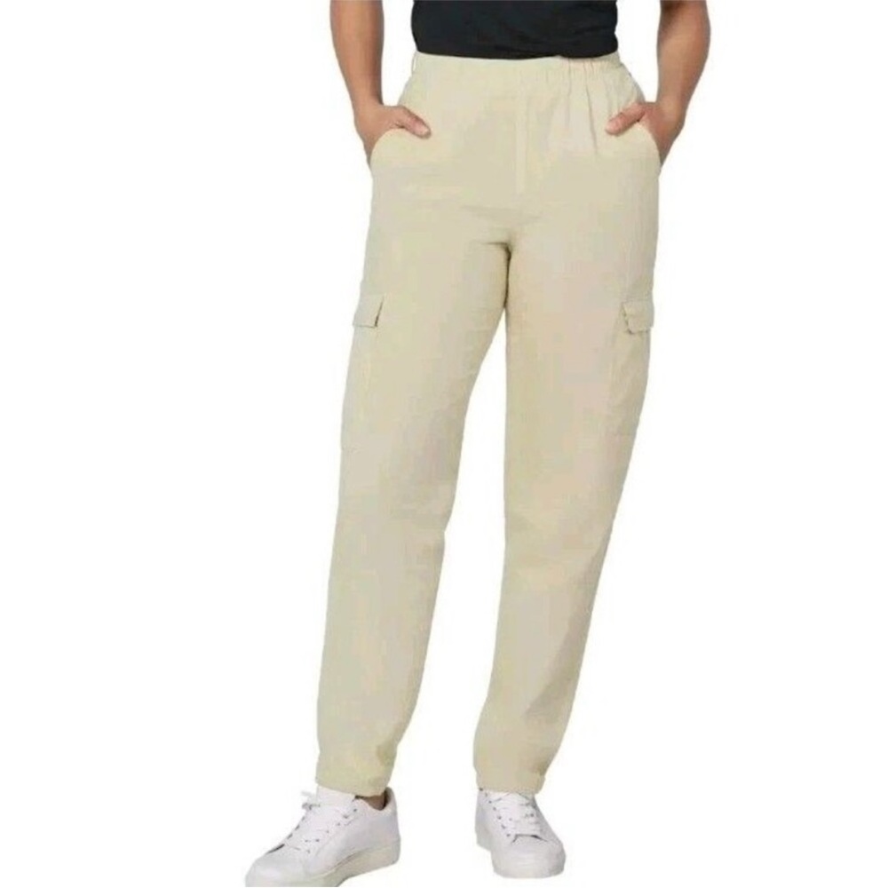 NEW! Gap Women's Twill Cargo Pants in Tan, Size XL